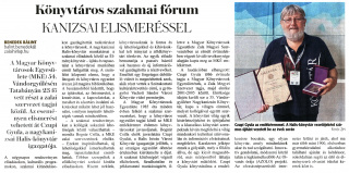 Zalai Hírlap 2023 08 12 087sz 04old - Könyvtáros szakmai fórum.jpg Zalai Hírlap 2023 08 12 087sz 04old - Könyvtáros szakmai fórum.jpg